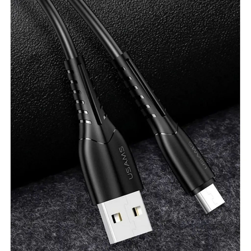 Кабель Usams MicroUSB U35 2A 1m [Black] [62503] - фото 3
