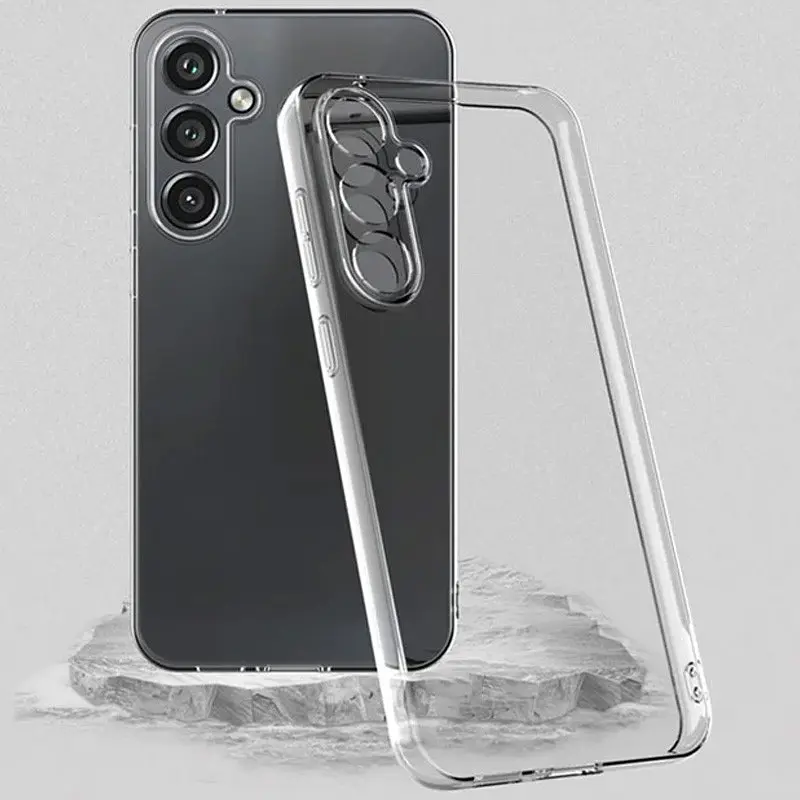 TPU чохол Epic Transparent 1,5mm Full Camera для Samsung Galaxy A55 Безбарвний (прозорий) - фото 2