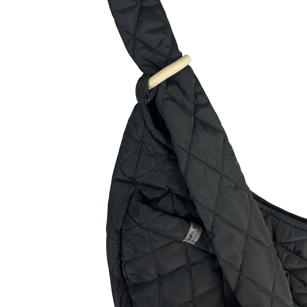 Слінг сумка переноска через плече для тварин собаки котів дрібних порід до 6 кг ремінцем із кишенею dogs bomba черный - фото 4