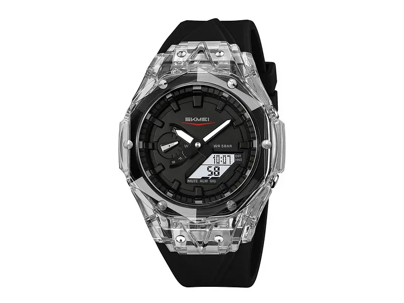Наручний годинник 2411WTBK White-Black Skmei acs0029940 - фото 2