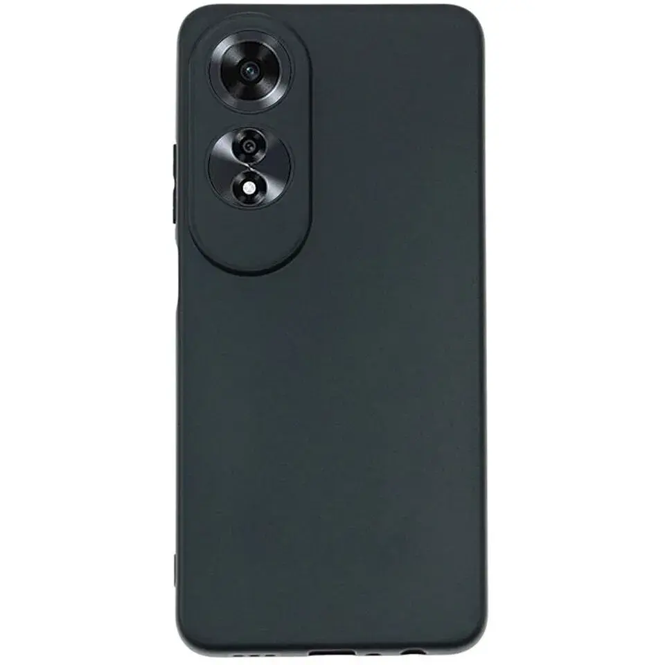 Силиконовый чехол BeCover для Oppo A60 Black (711896) - фото 2