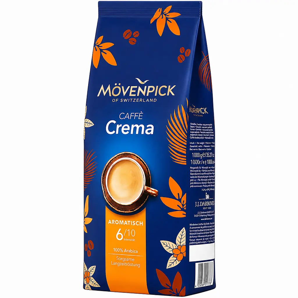 Кава в зернах Movenpick Caffe Crema 1 кг (896158) - фото 2