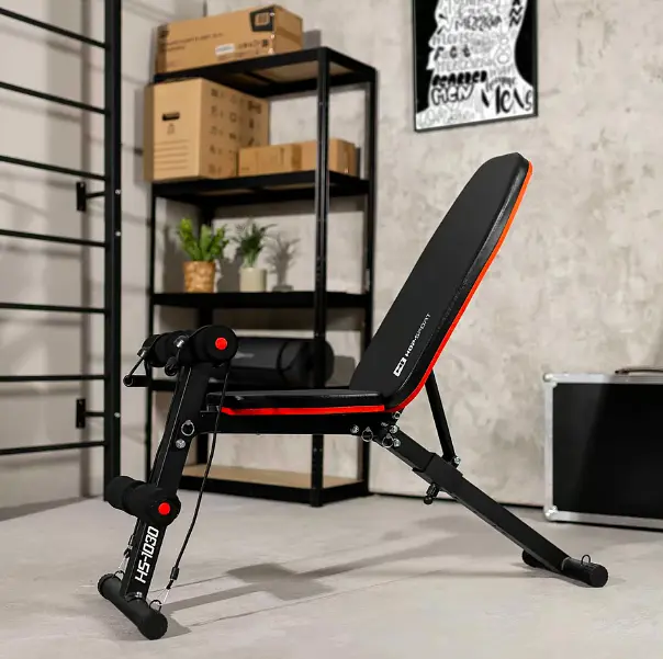 Лавка тренувальна Hop-Sport HS-1030 із фіксатором для ніг - фото 11