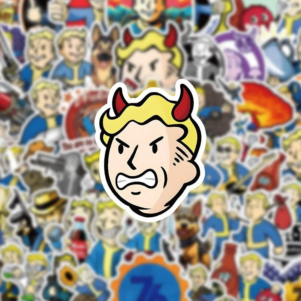 Стикерпак GeekLand Fallout 50 штук - фото 3