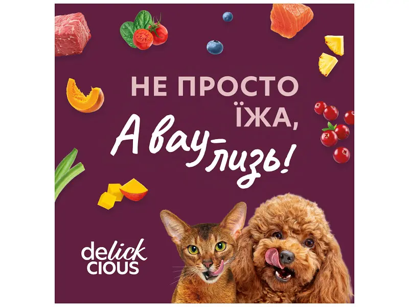 Ласощі для котів Delickcious Тунець з додаванням алое 4 х 15 г (4820269141605) - фото 8