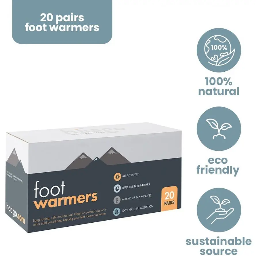 Грілки Haago Foot Warmers Small 37-39 х 20 пар (WINTER-HAAGO-FWS-PACK) - фото 3