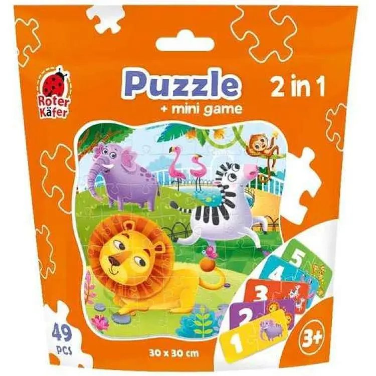 Пазли VLADI TOYS "2 in 1. Zoo" RK1140-06