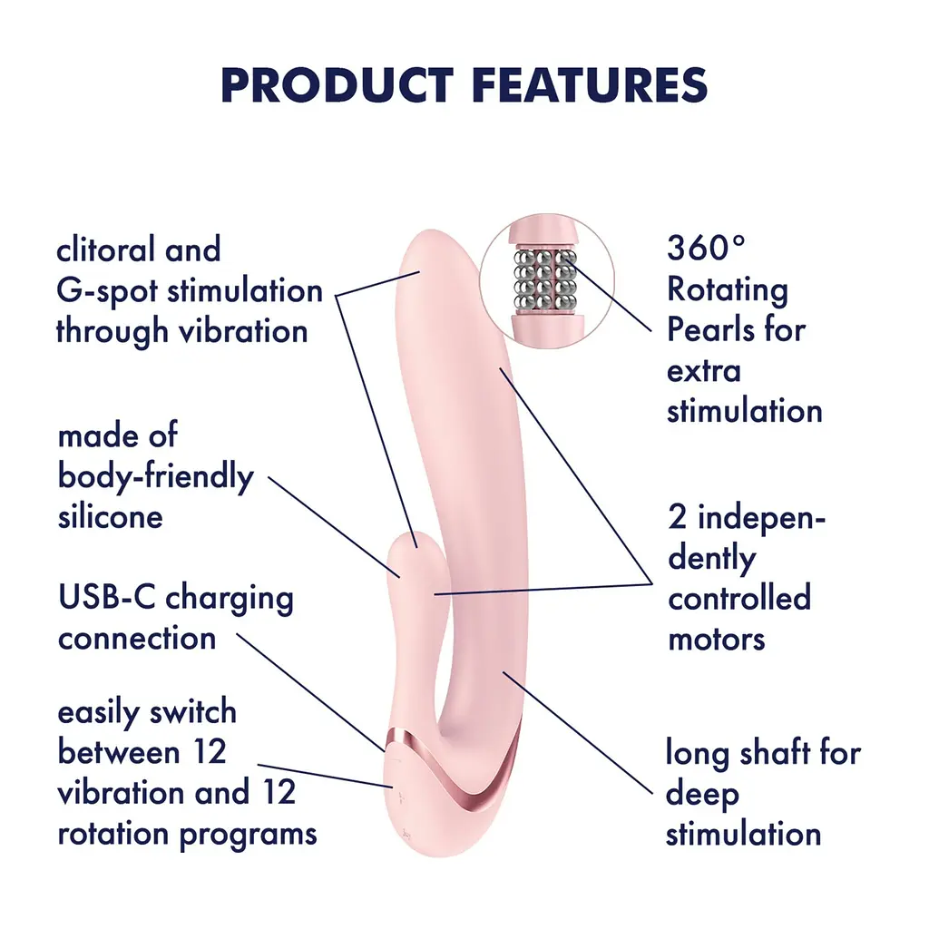 Вибратор-кролик Satisfyer Pearl Bunny 3 - фото 3