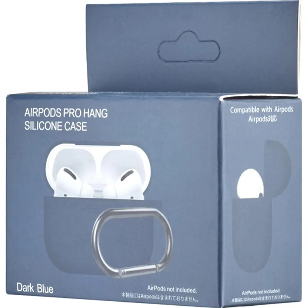 Чехол Silicone Case для AirPods 3 Dark Blue [102092] - фото 3