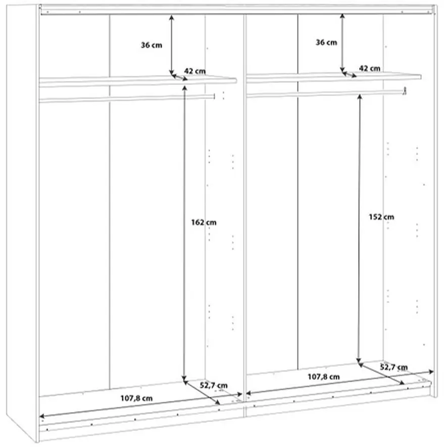 Шафа Forte Meble 2Д Bellevue RMRS924E1 - фото 6