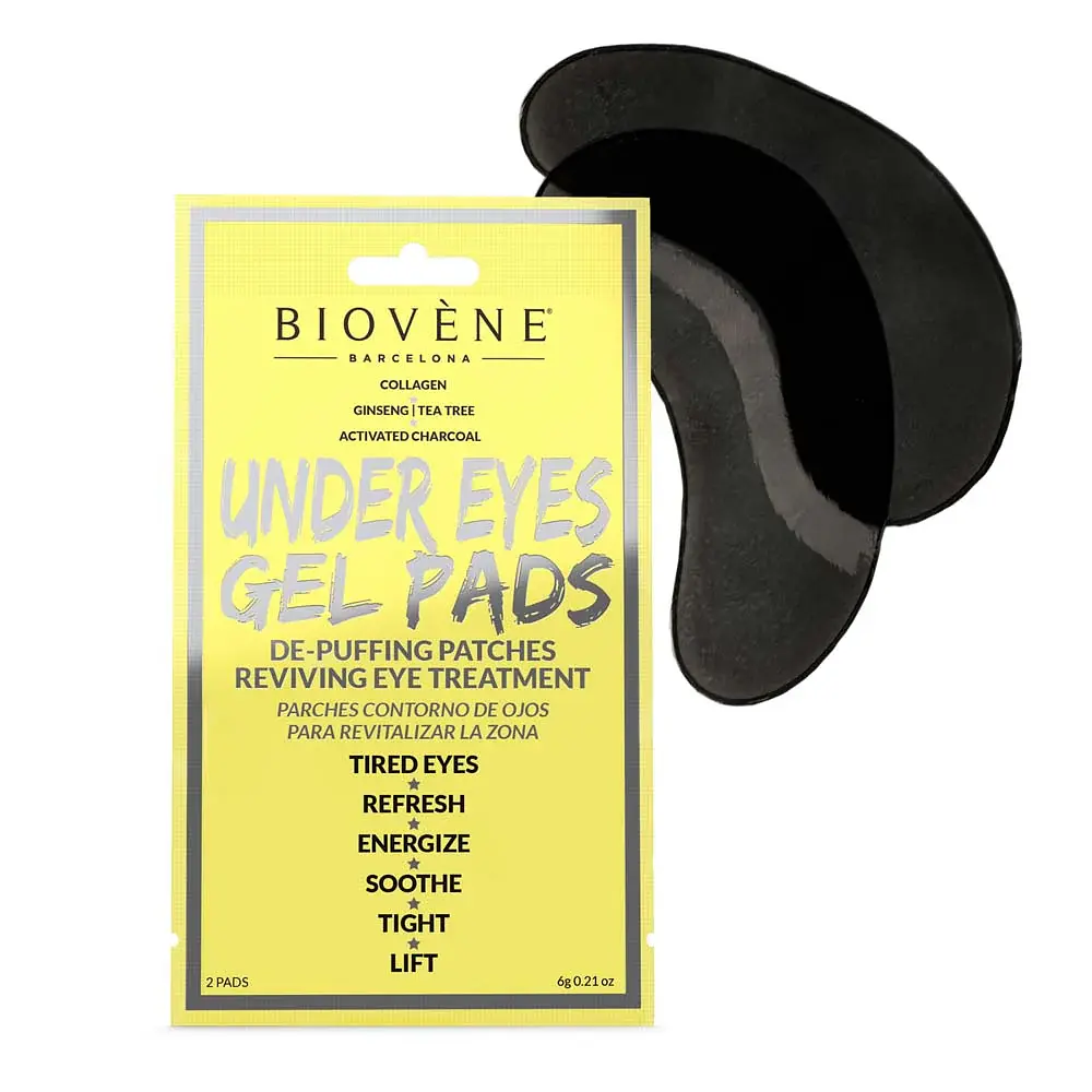 Патчі під очі Biovene Under Eyes Gel Pads De-Puffing Patches Eye Reviving Treatment 1 пара - фото 2