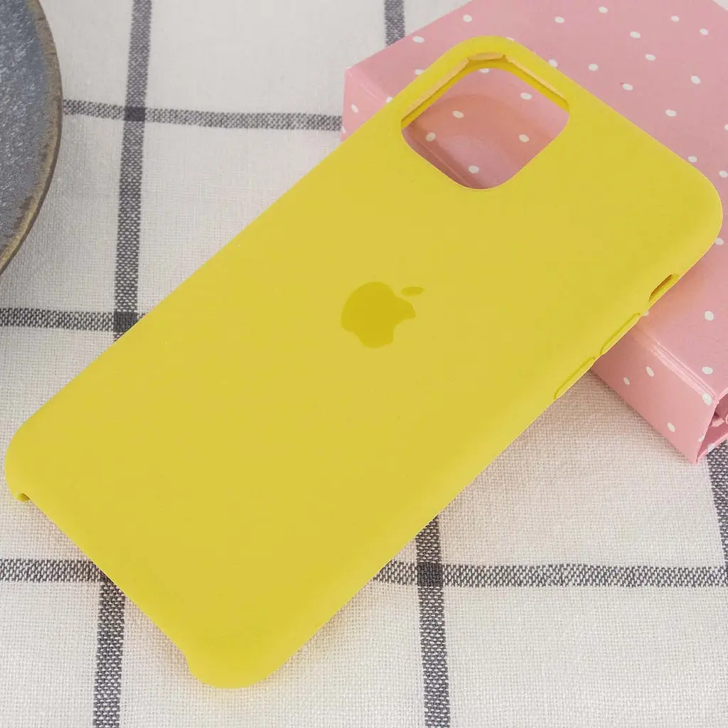 Чохол Silicone Case AA для Apple iPhone 11 Pro Max 6.5" Жовтий / Yellow - фото 2