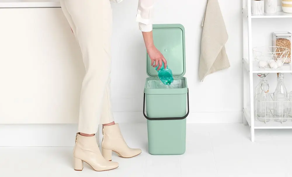 Ведро мусорное Brabantia Sort&Go, 25 л, мятное (212765) - фото 6