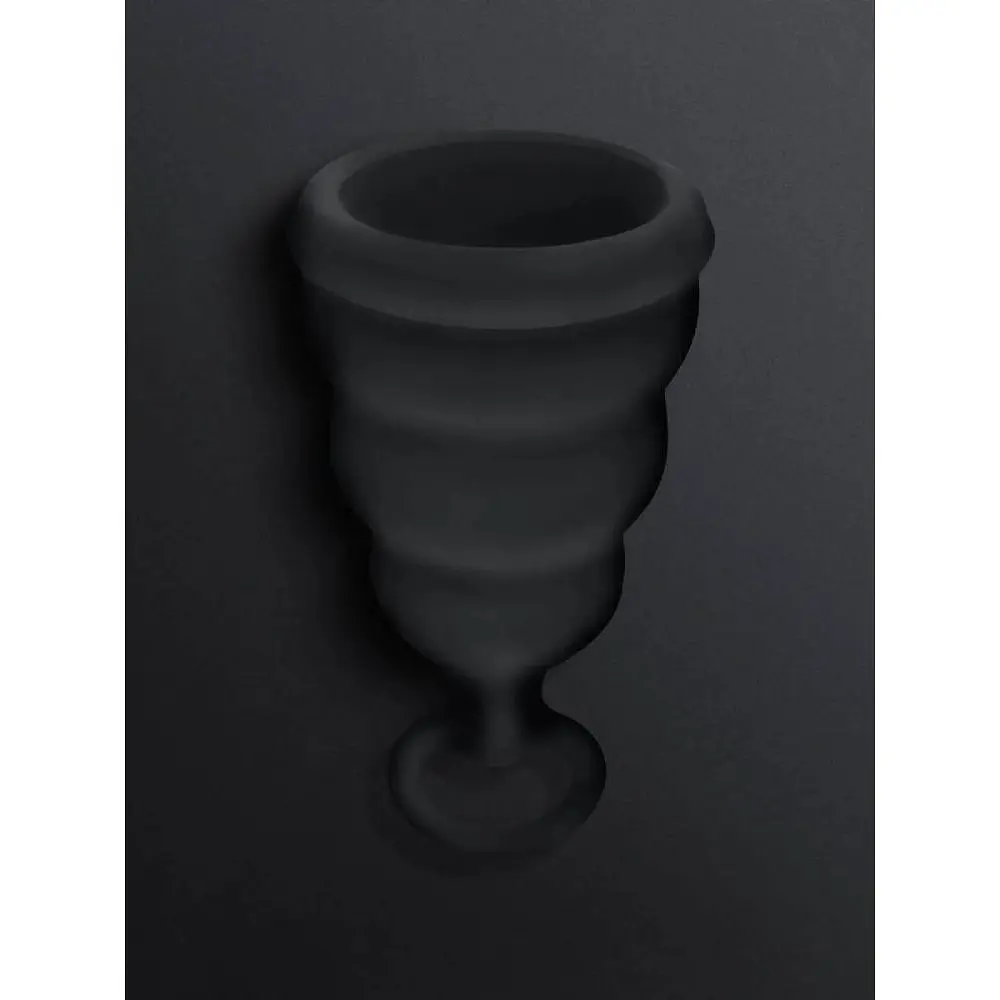 Менструальная чаша Gcup Gvibe, S, черная, 6 х 3.5 см - фото 8