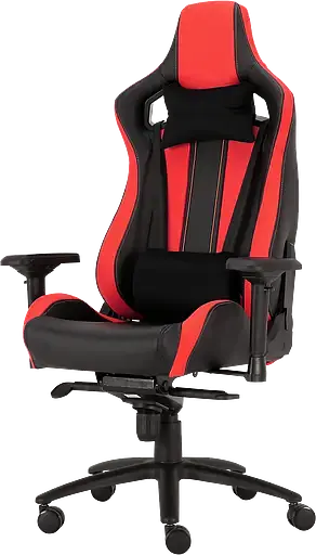 Геймерское кресло GT Racer черное с красным (X-0715 Black/Red) - фото 3
