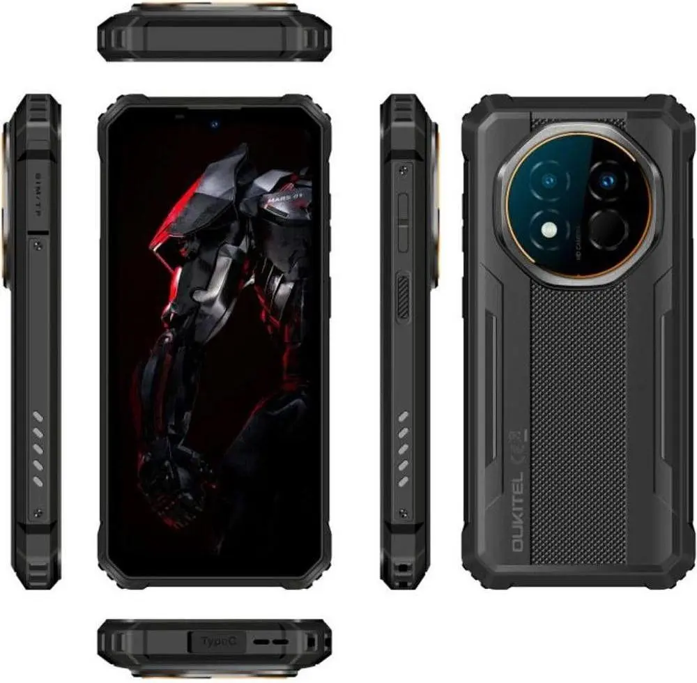 Смартфон Oukitel G6 4/128GB Black (Global) - фото 3