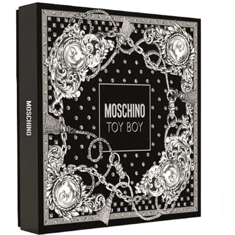 Набор для мужчин Moschino Toy Boy: Парфюмерная вода 50 мл + Гель для душа 50 мл + Бальзам после бритья 50 мл - фото 3