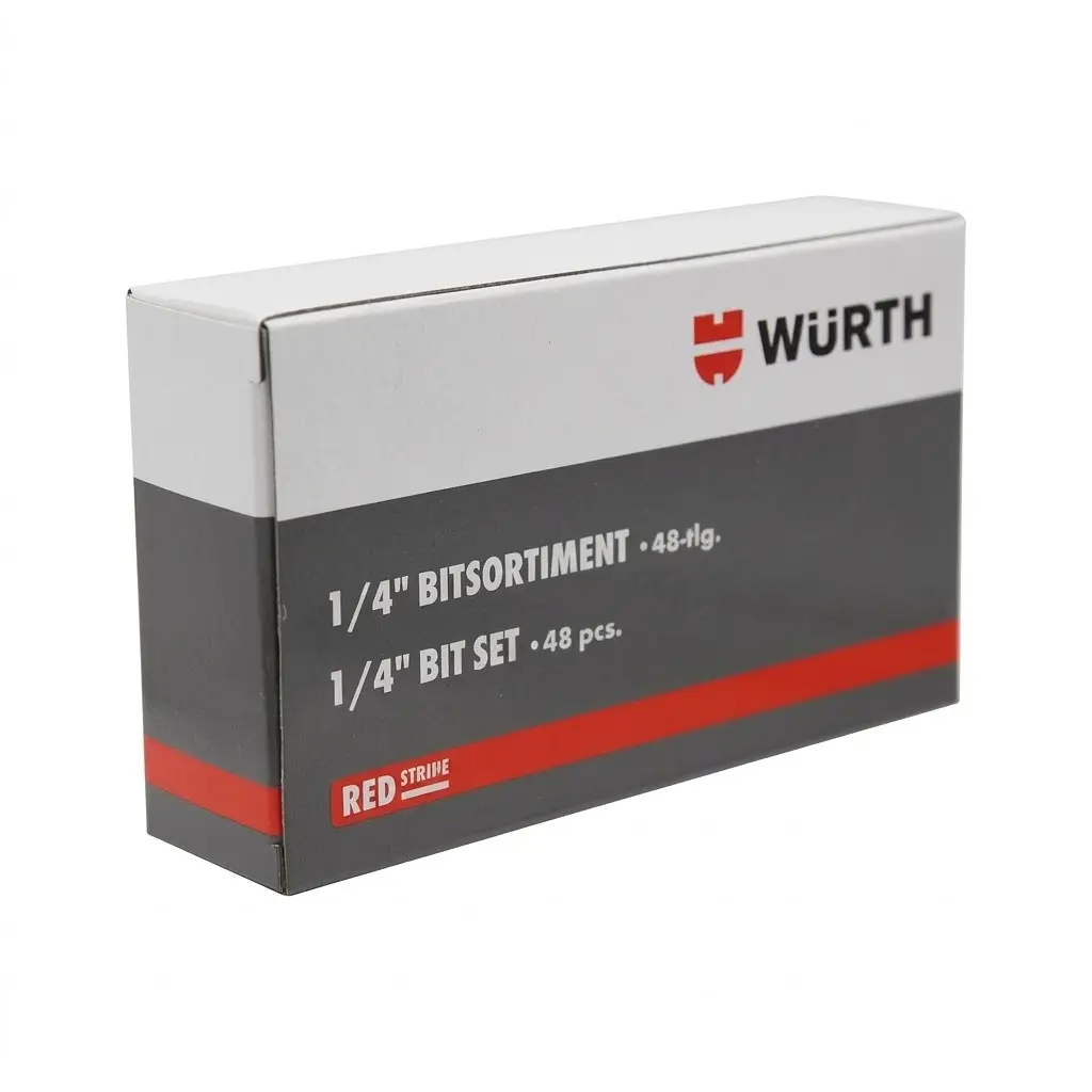 Набір біт Wurth Red Stripe 1/4" 48 шт. (5764600048) - фото 2