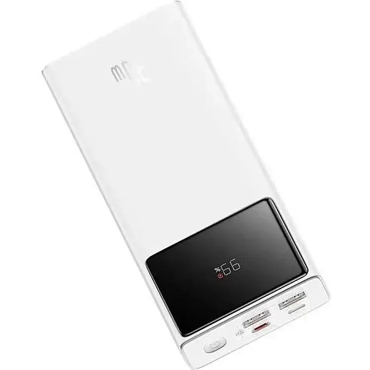 Портативна батарея Baseus Star-Lord Digital Display Fast Charging 20000 mAh 30W P10022904213-00 White - фото 5