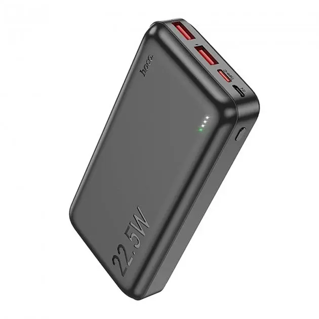 Power Bank Портативний Акумулятор Hoco J101A PD20W+QC3.0 (22.5W) 20000 mAh портативна батарея повербанк 2xUSB - фото 3