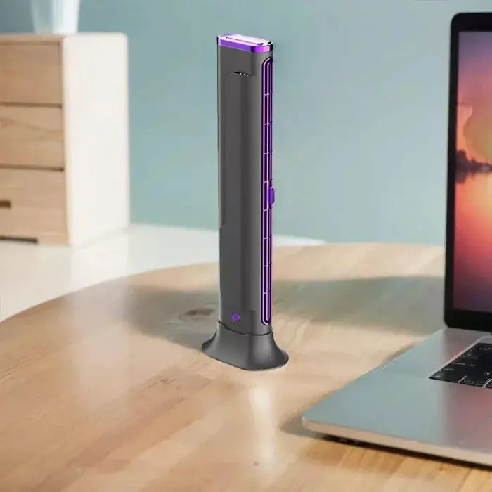 Настільний вентилятор F3 Tower Fan акумуляторний в асортименті - фото 5