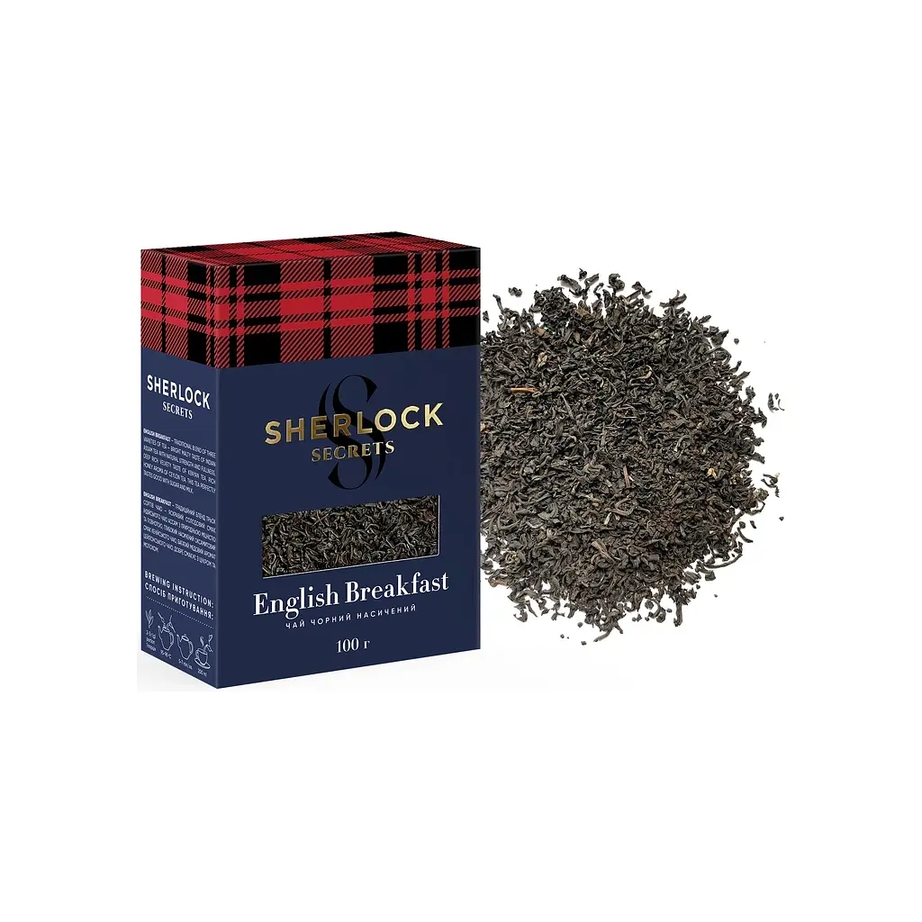 Чай Sherlock Secrets English Breakfast чорний листовий 100 г (shs.00902) - фото 3