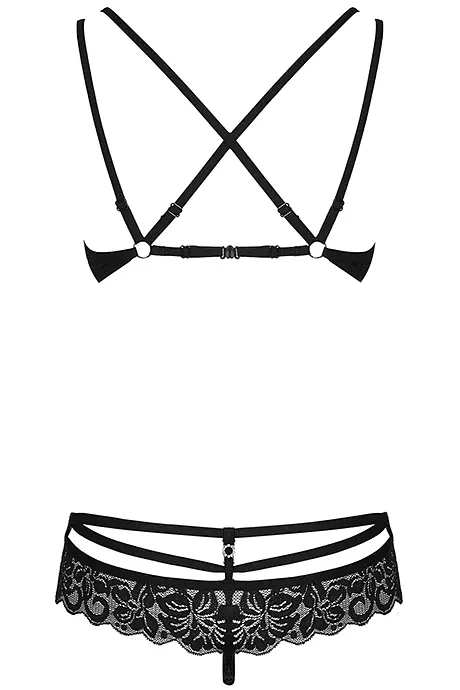 Комплект Obsessive 860-SET-1 set (Чорний, L/XL) Obsessive 76077 96921 - фото 4