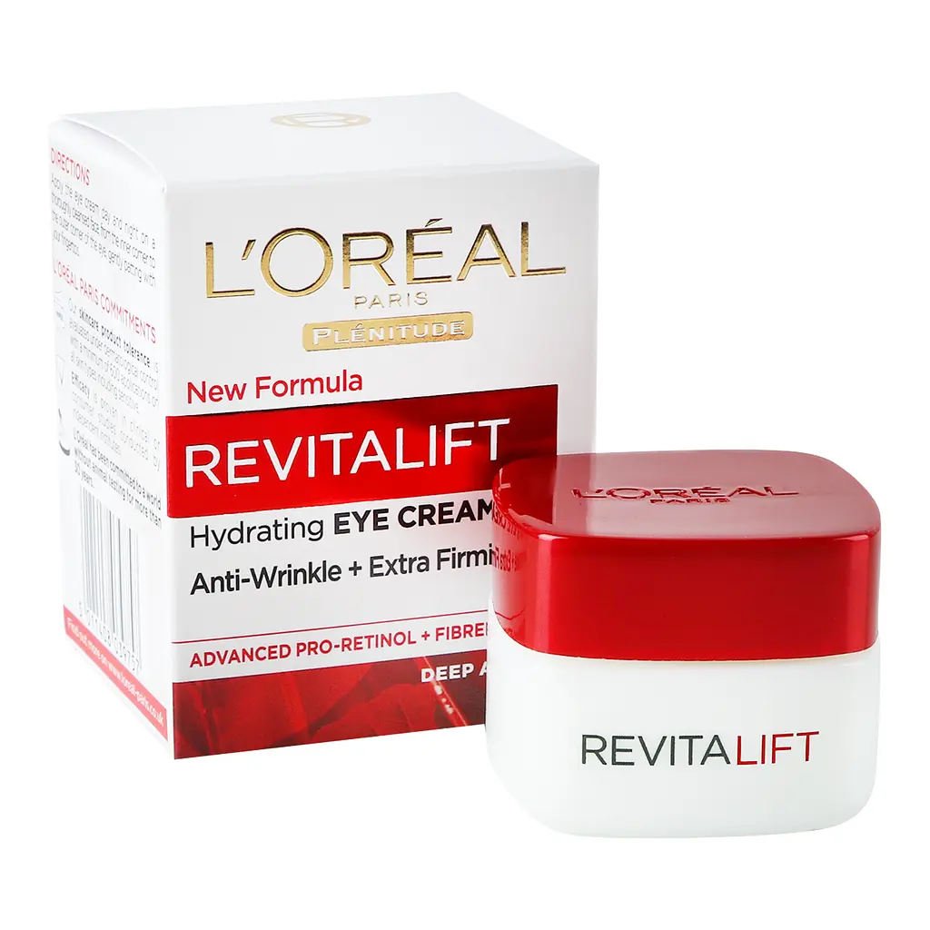 Интенсивный крем-уход против темных кругов и морщин L'Oreal Paris Revitalift Anti-Wrinkle Eye Cream, для кожи вокруг глаз, 15 мл - фото 2