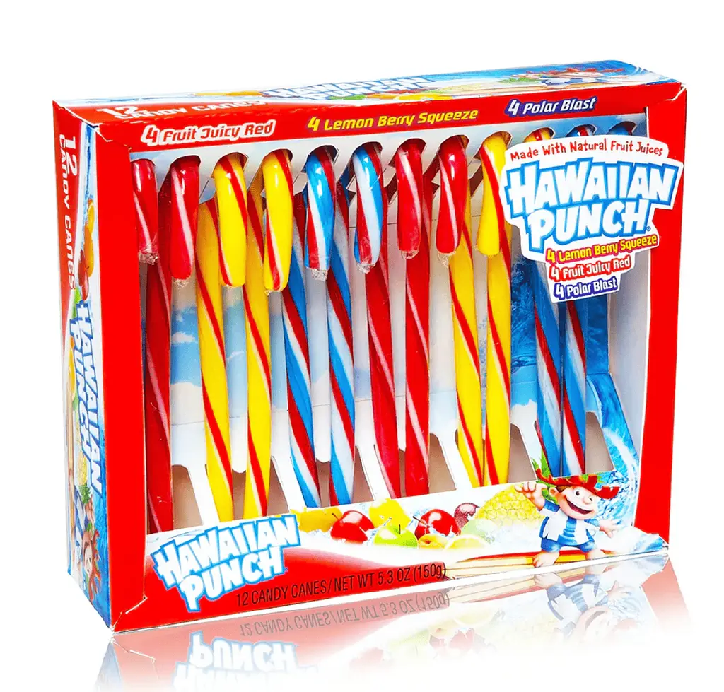 Льодяники-тростини Hawaiian Punch Candy Canes 150г - фото 2