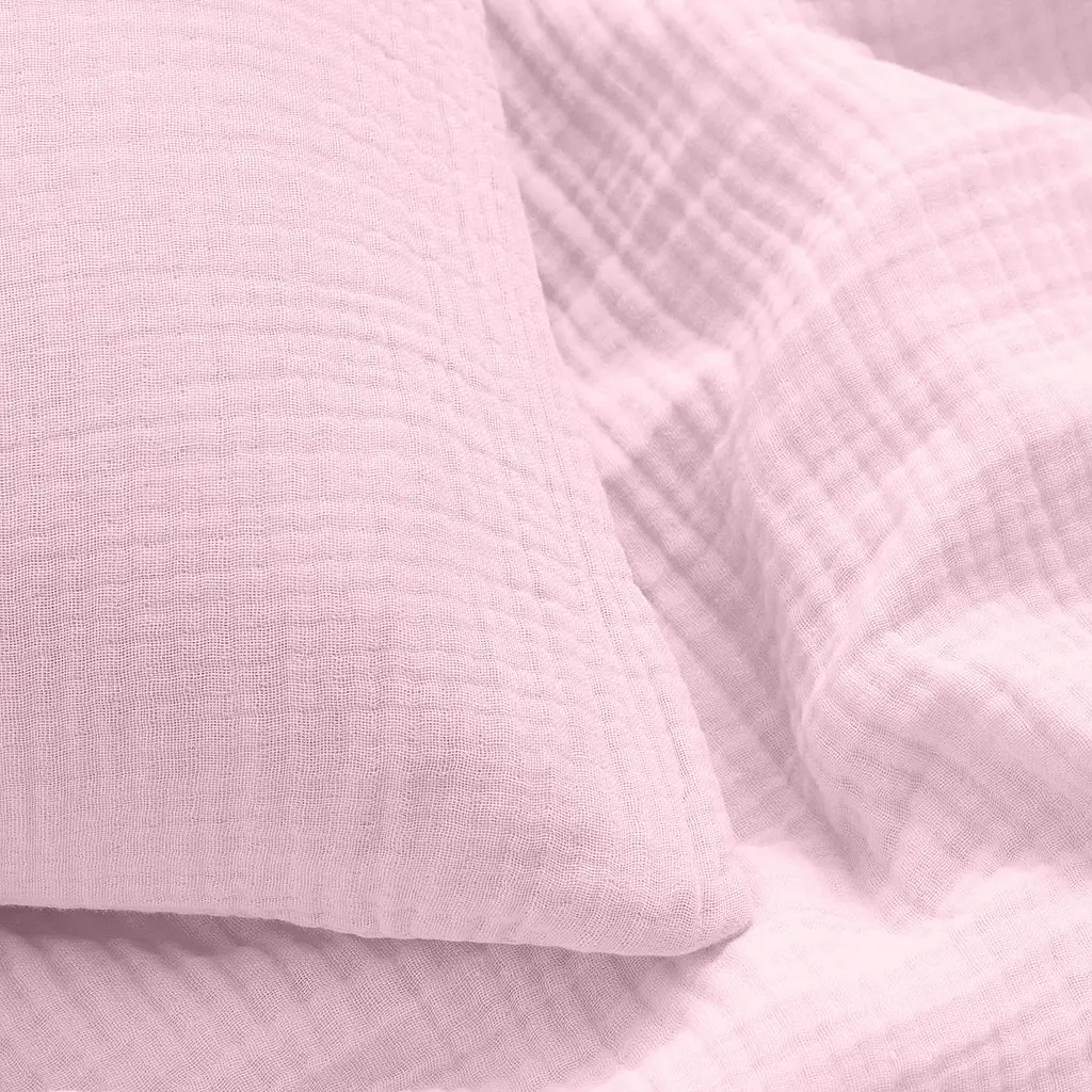 Наволочка Cosas Baby blush муслінова 50х70 см світло-рожева (009Muslin_BabyBlush_50x70) - фото 2