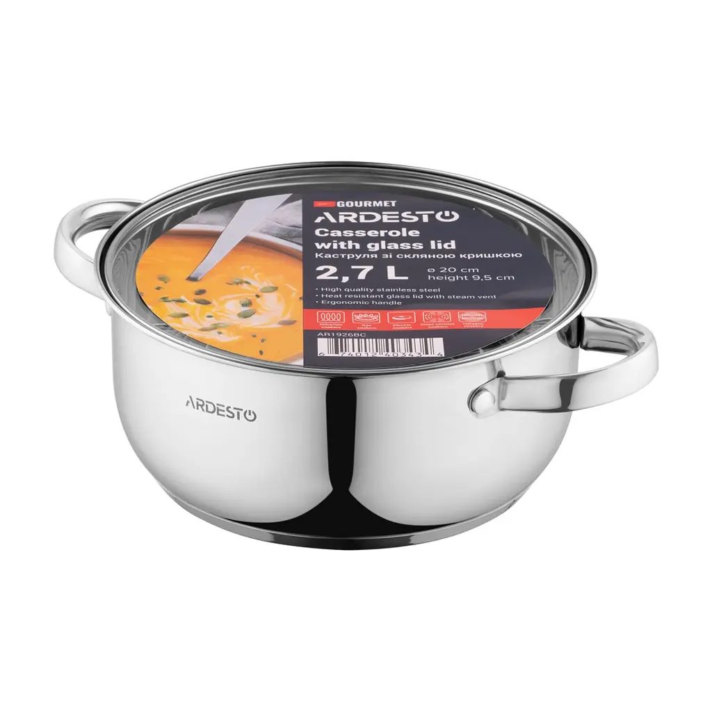Каструля ARDESTO Gemini Gourmet 2.7 л (AR1926BC) - фото 4