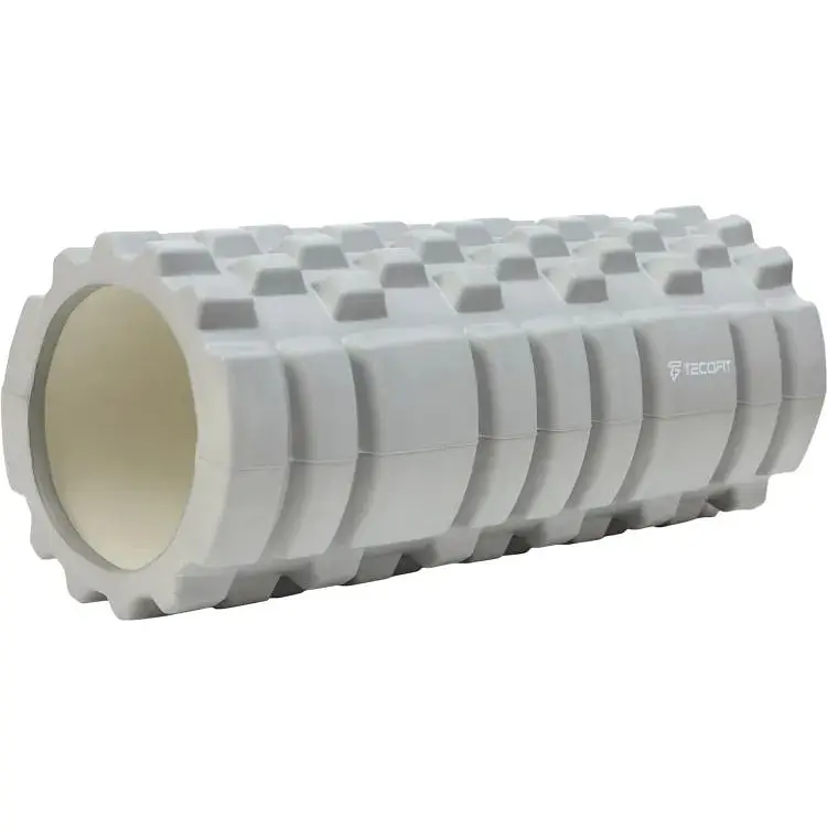 Масажний ролик TECOFIT Foam roller 33x14 см Сірий (TOP18013781/2)