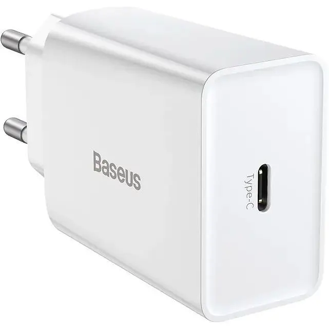 Зарядний пристрій Baseus Speed Mini Quick Charger 1C 20W EU white (CCFS-SN02) - фото 3