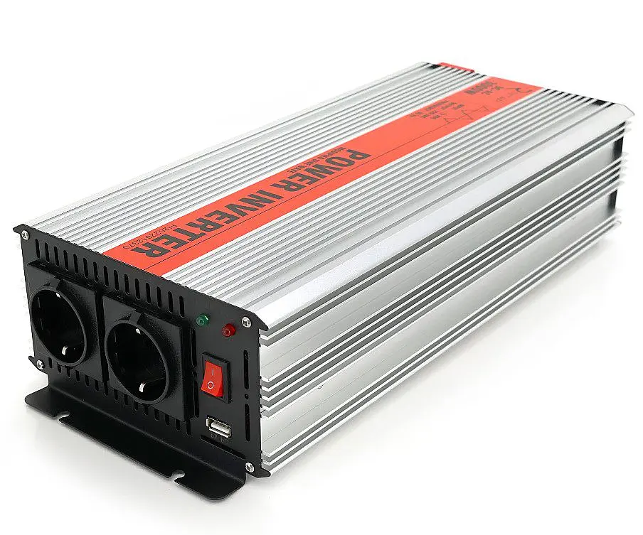 Инвертор напряжения 12/220V RITAR RSX3000 3000 Вт с апроксимированной синусоидой - фото 2