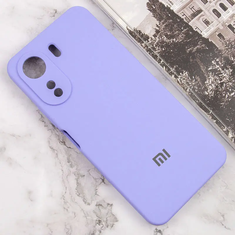Чохол Lakshmi Silicone Cover Full Camera AAA with Logo для Xiaomi Redmi 13Coco C65 Бузковий/Dasheen - фото 2