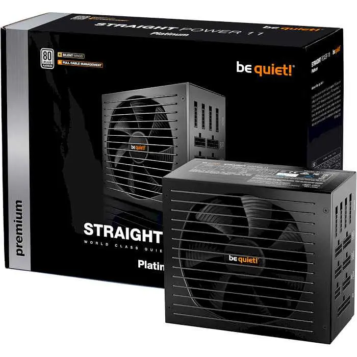Блок живлення Be quiet! Straight Power 11 1000W 80 PLUS Platinum 80+ Platinum (BN309) Black Б/в - фото 5