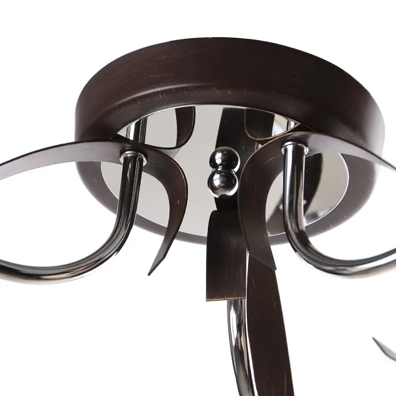 Люстра потолочная Brille для кухни E14 40W CH (LK-275C/3) - фото 5