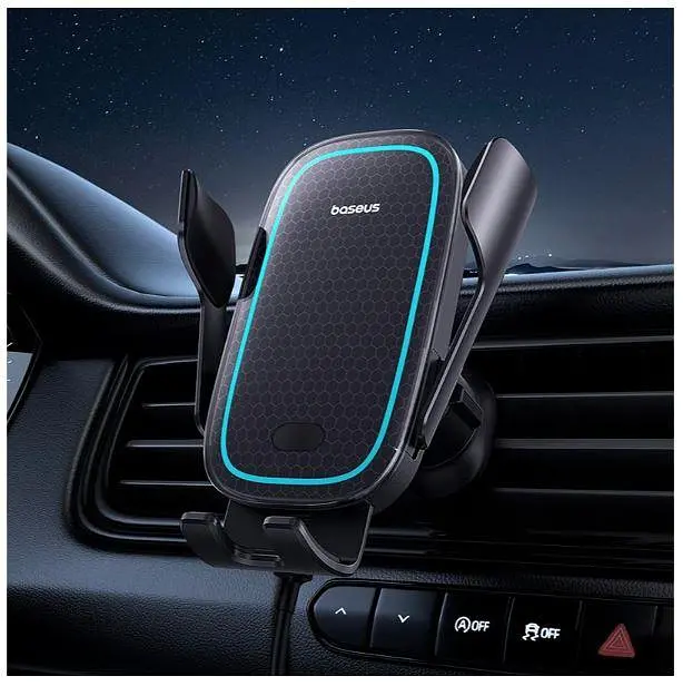 Автоматичний тримач + бездротове зарядне Baseus Milky Way Pro 15 W BS-CM023 - фото 7