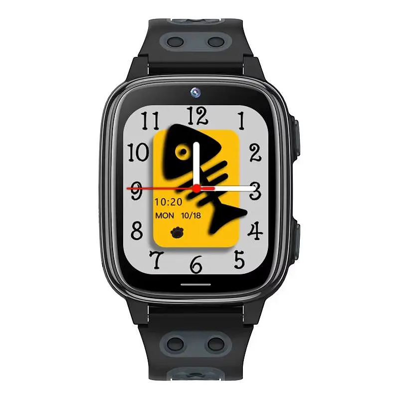 Розумний годинник-телефон для дітей Lemfo D-57 Max з GPS, 4G відеозв’язком, SIM-картою та функцією прослуховування Чорний - фото 2