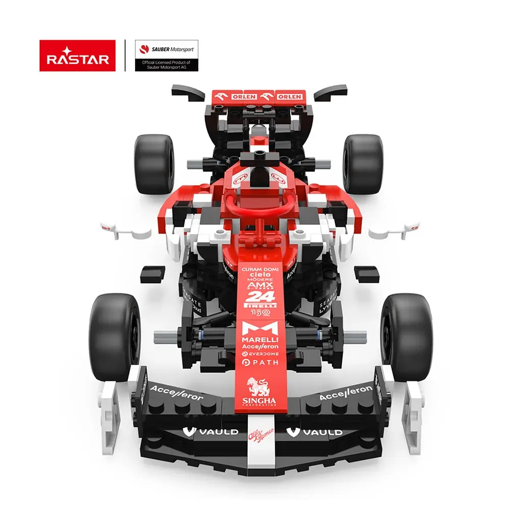 Конструктор RASTAR Alfa Romeo F1 C42 1:24 340 шт. красный 92300 - фото 3