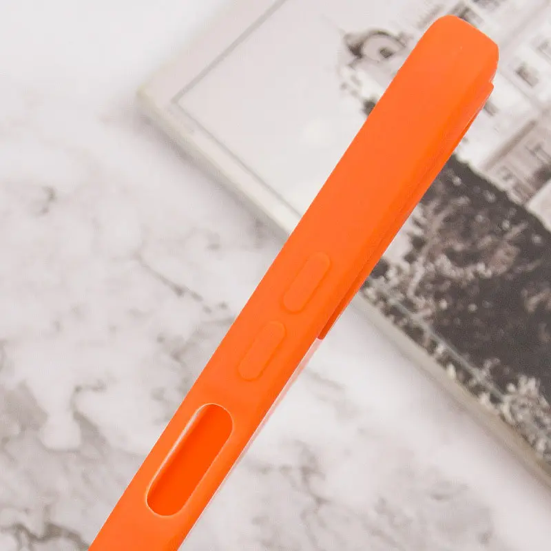 Силиконовый чехол Candy Full Camera для Oppo A38 / A18 Оранжевый / Orange - фото 4