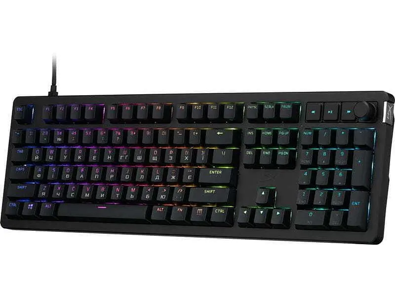 Клавіатура HyperX Alloy Rise PBT HX Red USB Black (7G7A3AA) - фото 3