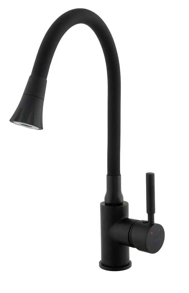 Змішувач для кухні Globus Lux Lazer GLLR-0203SA-BB-B01 Чорний матовий - фото 2