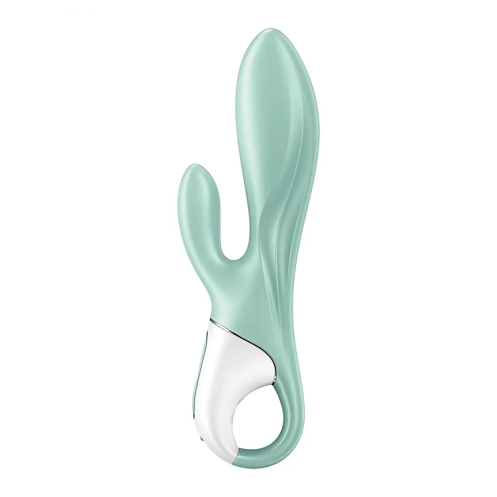 Вибратор-кролик Satisfyer Air Pump Bunny 5+ 21.5х3.6 см мятный - фото 5