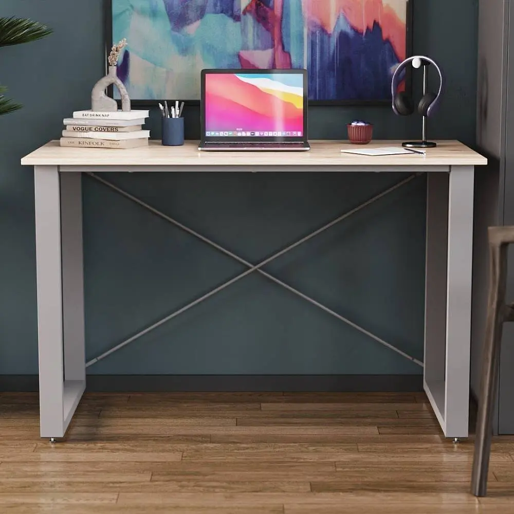 Письмовий стіл Ferrum-decor Драйв 750x1200x700 Сірий метал ДСП Дуб Сан-Марино 16 мм (FRD-103179) - фото 4