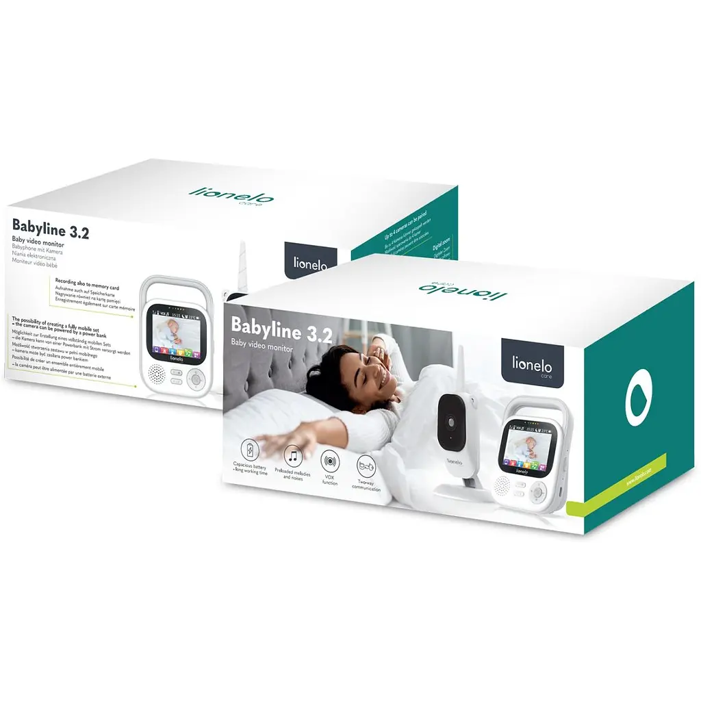 Видеоняня Lionelo Babyline 3.2 White (LOC-BABYLINE 3.2 WHITE) - фото 12