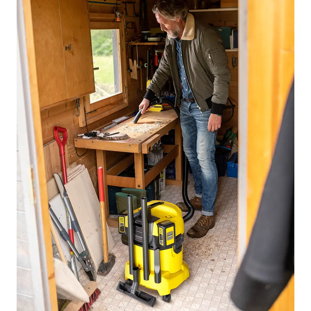 Аккумуляторный пылесос Karcher WD 4-18 Dual (1.628-600.0) - фото 7