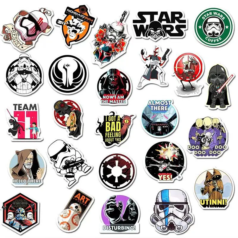 Стікерпак Зоряні війни Набір наклейок GeekLand Star Wars 50 штук - фото 3