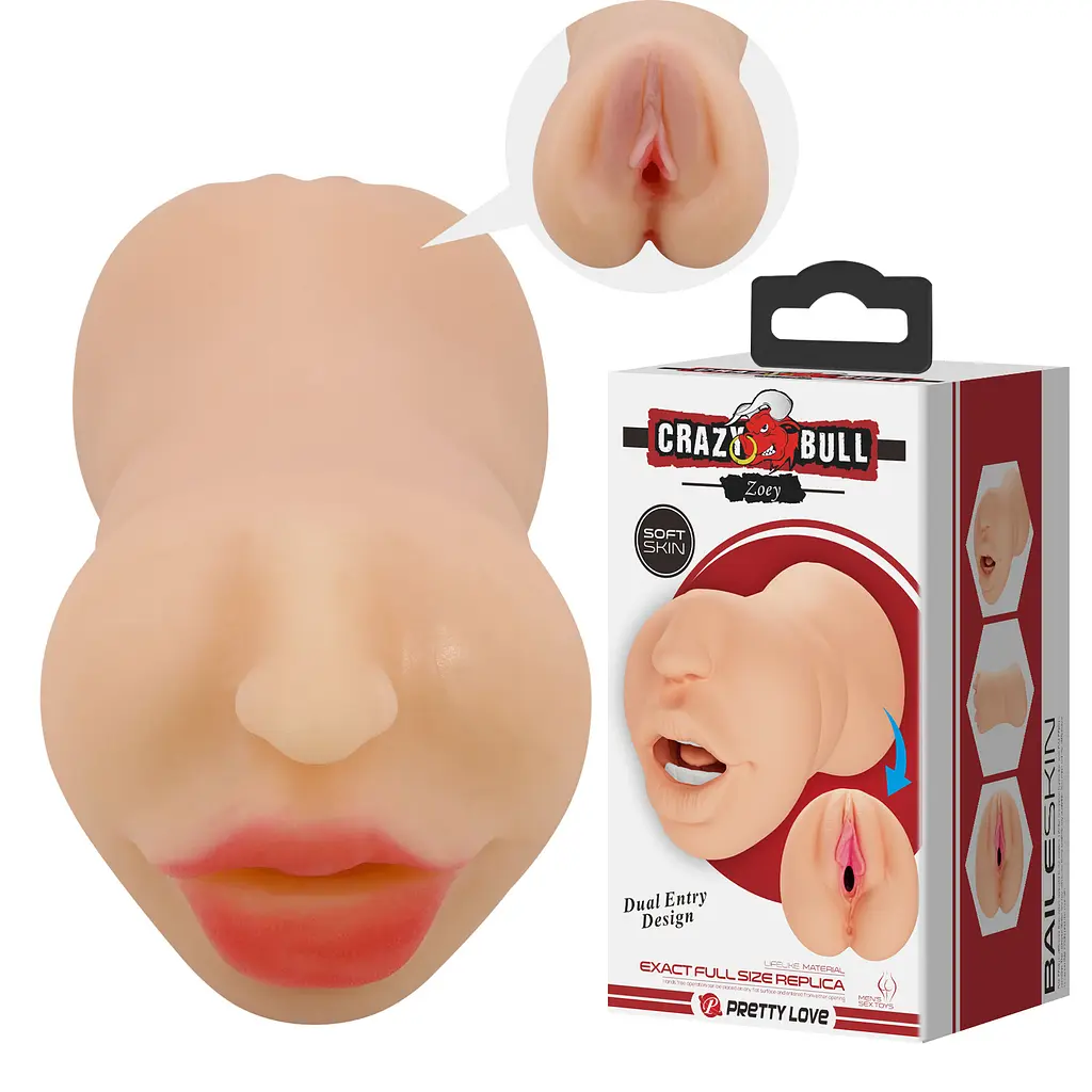 Мастурбатор Crazy Bull Zoey Masturbator Flesh - фото 2