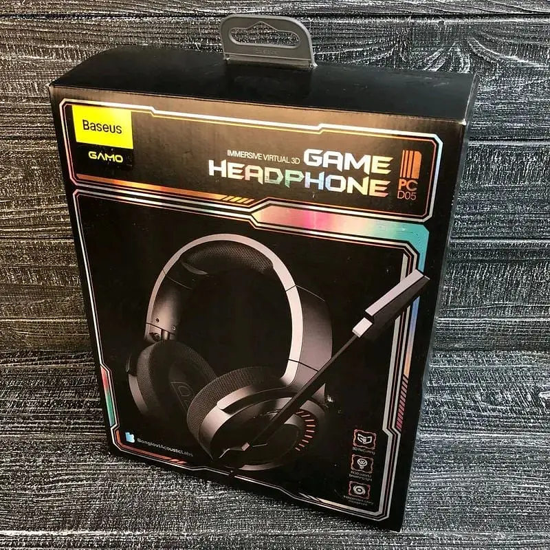 Навушники Baseus Gamo Immersive Virtual 3D Game Headphone D05 (PC) версія для ПК чорні - фото 4